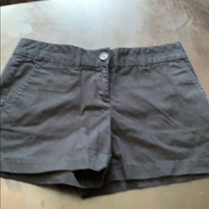 Black cotton shorts
